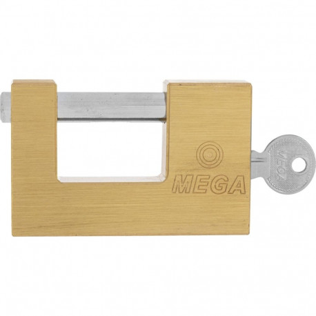 24575 Kłódka trzpieniowa mosiężna 75mm, Mega