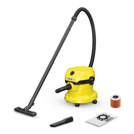 Kärcher WD 2 PLUS V-12/4/18/C, wet/dry vacuum cleaner (yellow)