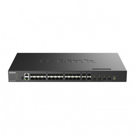 Managed Switch DXS-3410-32XY/E 10G Layer 3 Stackable 24*10GBASE-T + 4*10G SFP+ + 4*25G SFP28 Multi-G