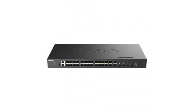 Managed Switch DXS-3410-32XY/E 10G Layer 3 Stackable 24*10GBASE-T + 4*10G SFP+ + 4*25G SFP28 Multi-G
