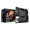 GIGABYTE A520I AC Motherboard - Supports AMD Ryzen 5000 Series AM4 CPUs, 6 Phases Digital VRM, up to