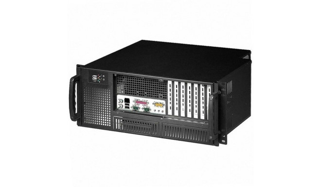 Techly šassii tööstuslik rack 19/desktop 4U ülikompaktne must I-CASE MP-P4HX-BLK6