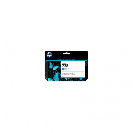 HP 728 130-ml Cyan DesignJet Ink Cartridge