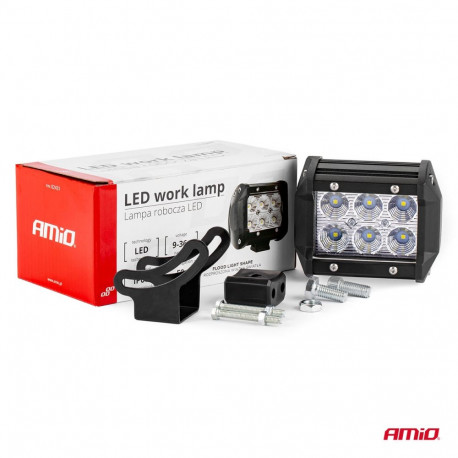 Töötuli 6 ledi, 95*77mm, 9-36V, 18W, 1440lm