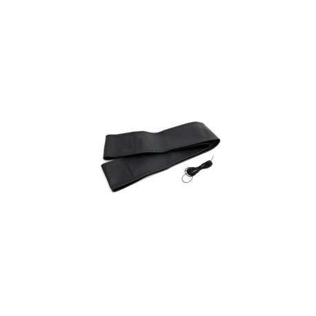 Roolikate Ø37-39cm, naturaalne nahk, must