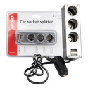 Hargmik 12/24V, 3 sigaretisüütaja pesa+1 USB