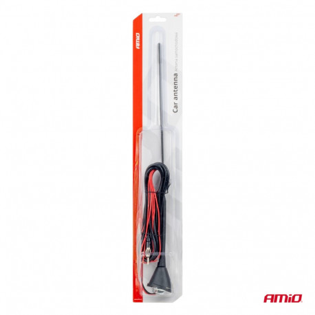 Antenn võimendiga,40cm, must,3m juhe,5mm
