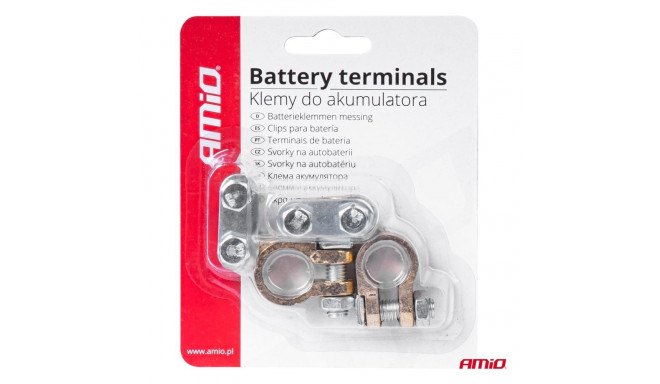 Akuklemmid 2 tk, messing