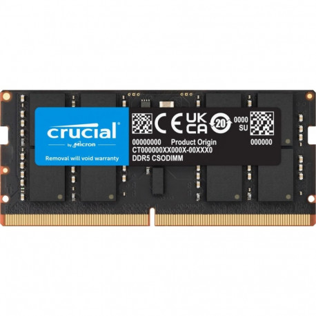 Sülearvuti mälu DDR5 CSODIMM 24GB (1*24GB)/6400 CL52