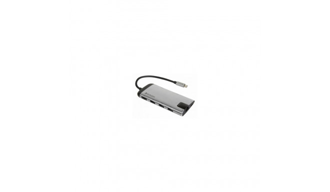 Verbatim USB-C mitme pordiga jaotur HDMI / LAN / USB / SD / MicroSD