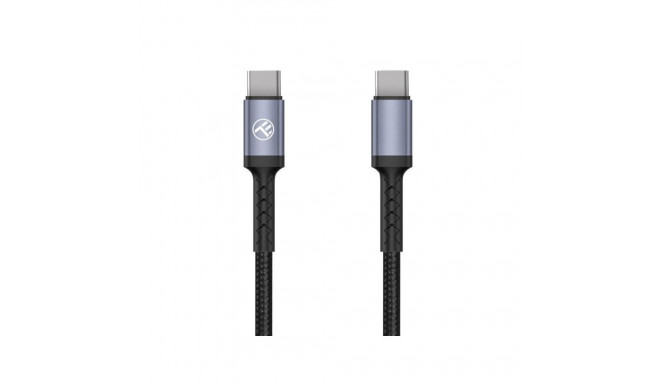 Tellur Type-C To Type-C cable 3A, 60W, 1m black