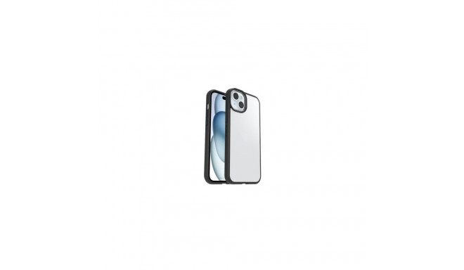 OtterBox React ümbris, Apple iPhone 15 Plus, iPhone 14 Plus, läbipaistev/must korpus.
