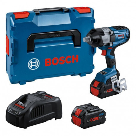 Bosch cordless impact wrench BITURBO GDS 18V-1600 HC Professional, 18Volt (blue/black, 2x battery Pr