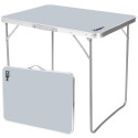 Camping table, foldable into a suitcase