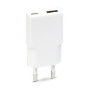 D-Fruit laadija 30W USB-A/USB-C DF134, valge