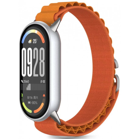 Tech-Protect kellarihm Nylon Pro Xiaomi Smart Band 8/9/10, oranž