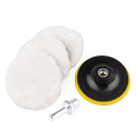 Poleerimispadjad 3tk, 125mm, adapter