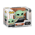 FUNKO POP! Vinyl Figure: The Mandalorian - Grogu in a pram