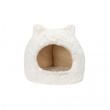 CAT BED 43X43 YF130160. BEIGE