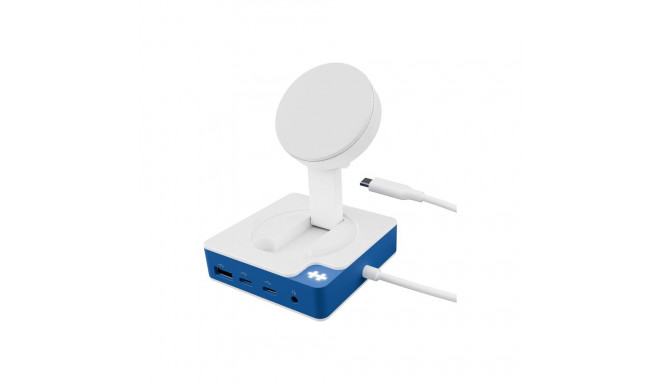 Hyper HyperDrive Flex MagCharge USB-C jaotur, valge/sinine | HD8100BUGL | HDMI portide arv 1