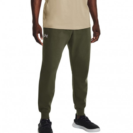 Spodnie męskie Under Armour Rival Fleece Joggers oliwkowe 1379774 390 L
