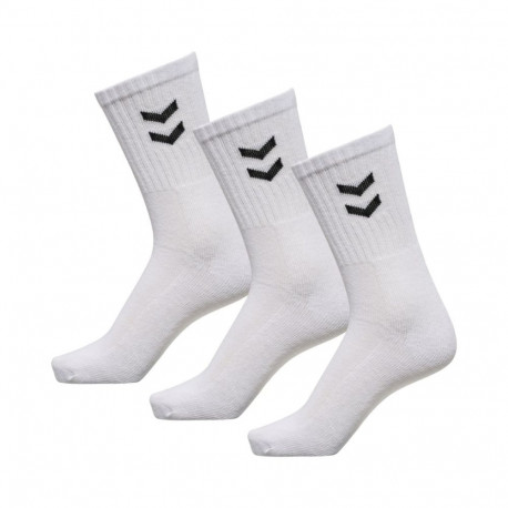 Skarpety Hummel Crew Socks Basic 3-pack białe 022030-9001 41-45