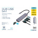 Platinet adapter Multimedia 5in1 (46237)