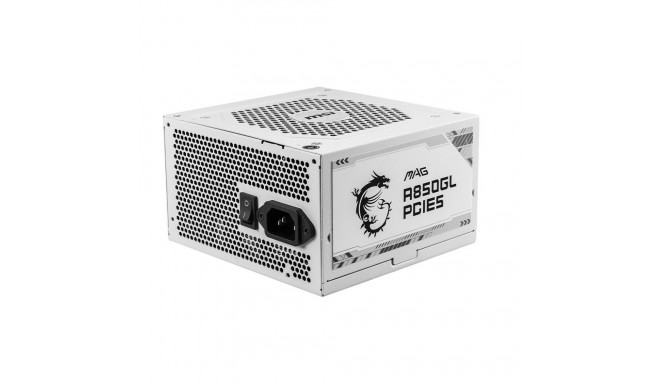 MSI MAG A850GL PCIE5 WHITE power supply unit 850 W 20+4 pin ATX ATX