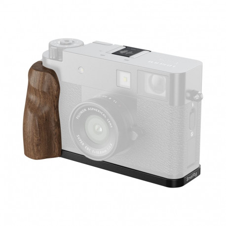 SmallRig 5224 L-Shaped Mount Plate with Wooden Handle for FUJIFILM X half Black