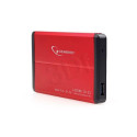 Gembird HDD/SSD enclosure for 2.5'' SATA - USB 3.0 Aluminum Red