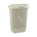 Laundry box Knit 57L 45,2x34,1x61,4cm white Laundry box Knit 57L 45,2x34,1x61,4cm white