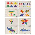 Creative pebbles värviline montessori puzzle
