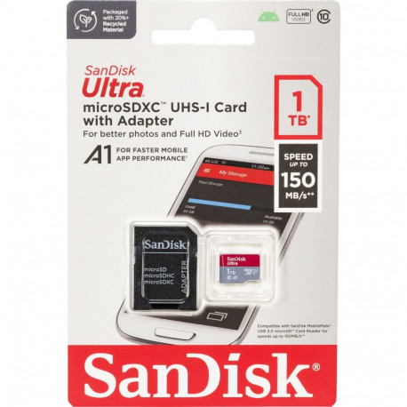 SanDisk Ultra microSD  1TB + SD-adapt.