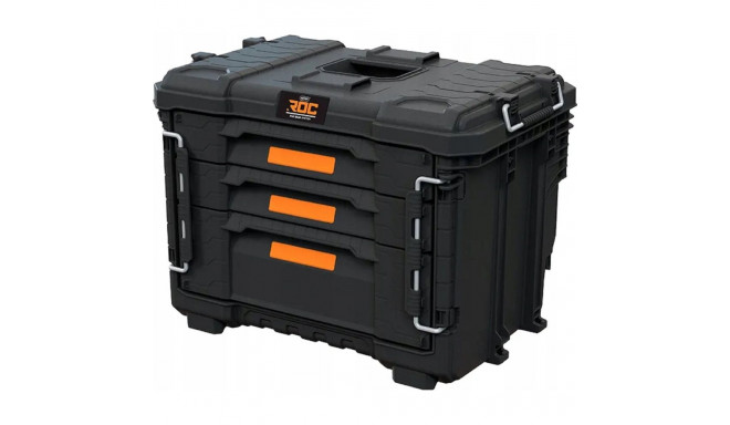 Instrumentu kaste ar 3 atvilktnem ROC Pro Gear 3 Drawers Unit XL 56 5x37 5x41 3cm 7290112639400