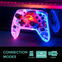 Speedlink juhtmevaba mängupult Rait NX RGB PC/ Android/Switch OLED/Lite, läbipaistev (SL-650115-CR)