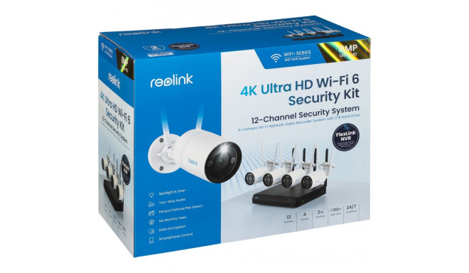 Reolink NVS12-8MB4W 4K Wi-Fi 6 Kamerasystem