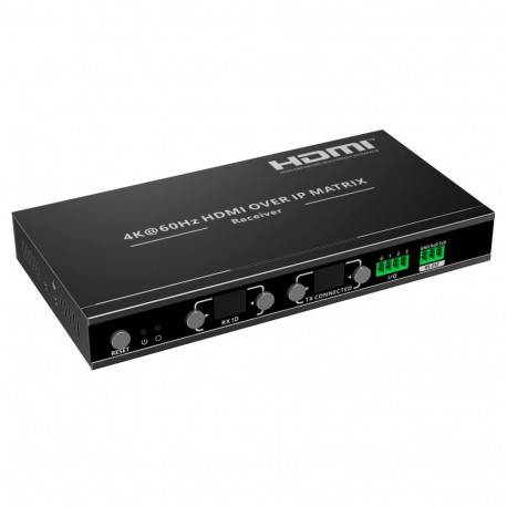 PremiumCord 4K HDMI over IP Matrix receiver for matrix connection of multiple transmitters to multip