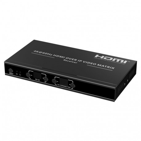 PremiumCord 4K HDMI over IP Matrix receiver for matrix connection of multiple transmitters to multip
