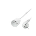 9823# Przedłużacz sieciowy ps-171 1-gniazdo z uiemieniem 3m biały 3x1mm