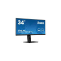 iiyama ProLite 34” IPS ultra-wide screen with height adjustable stand