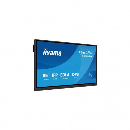 iiyama TE6513A-B1AG Signage Display Interactive flat panel 163.8 cm (64.5") Wi-Fi 500 cd/m² 4K 