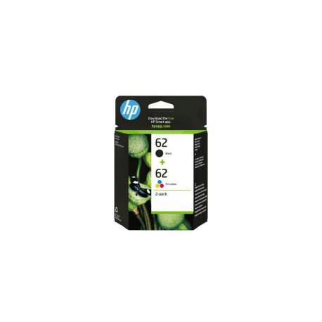 HP 62 2-pack Black/Tri-color Original Ink Cartridges
