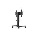 iiyama Single column electric floor lift on wheels with easy mount brackets and laptop shelf