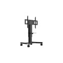 iiyama Single column electric floor lift on wheels with easy mount brackets and laptop shelf