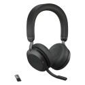 Jabra Headset Evolve2 75 Link380a UC Stereo Stand Black