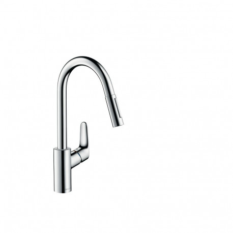 Hansgrohe Focus M41 Single lever kitchen mixer 240, pull-out spray, 2jet 31815000