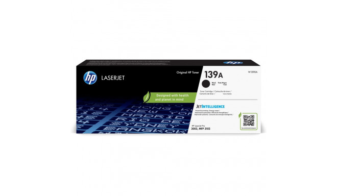 HP 139A Black Toner Cartridge, 1500 pages, for HP LaserJet Pro 3002, 3102