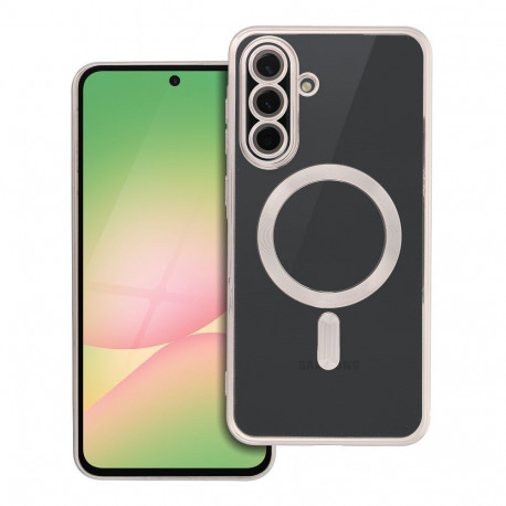 Case for Samsung A56 Electro Mag Cover compatible with MagSafe titanium