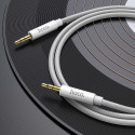 Cable AUX Jack 3,5 mm to Jack 3,5 mm Hoco 1 m UPA19 silver