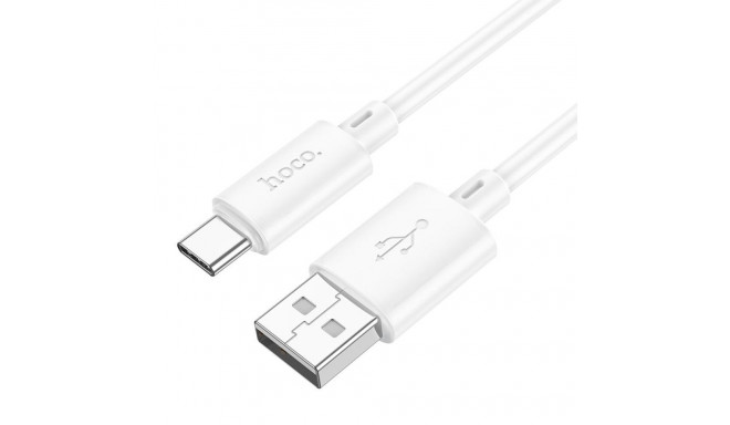 Cable USB A to USB C Hoco 3A 1 m X88 white